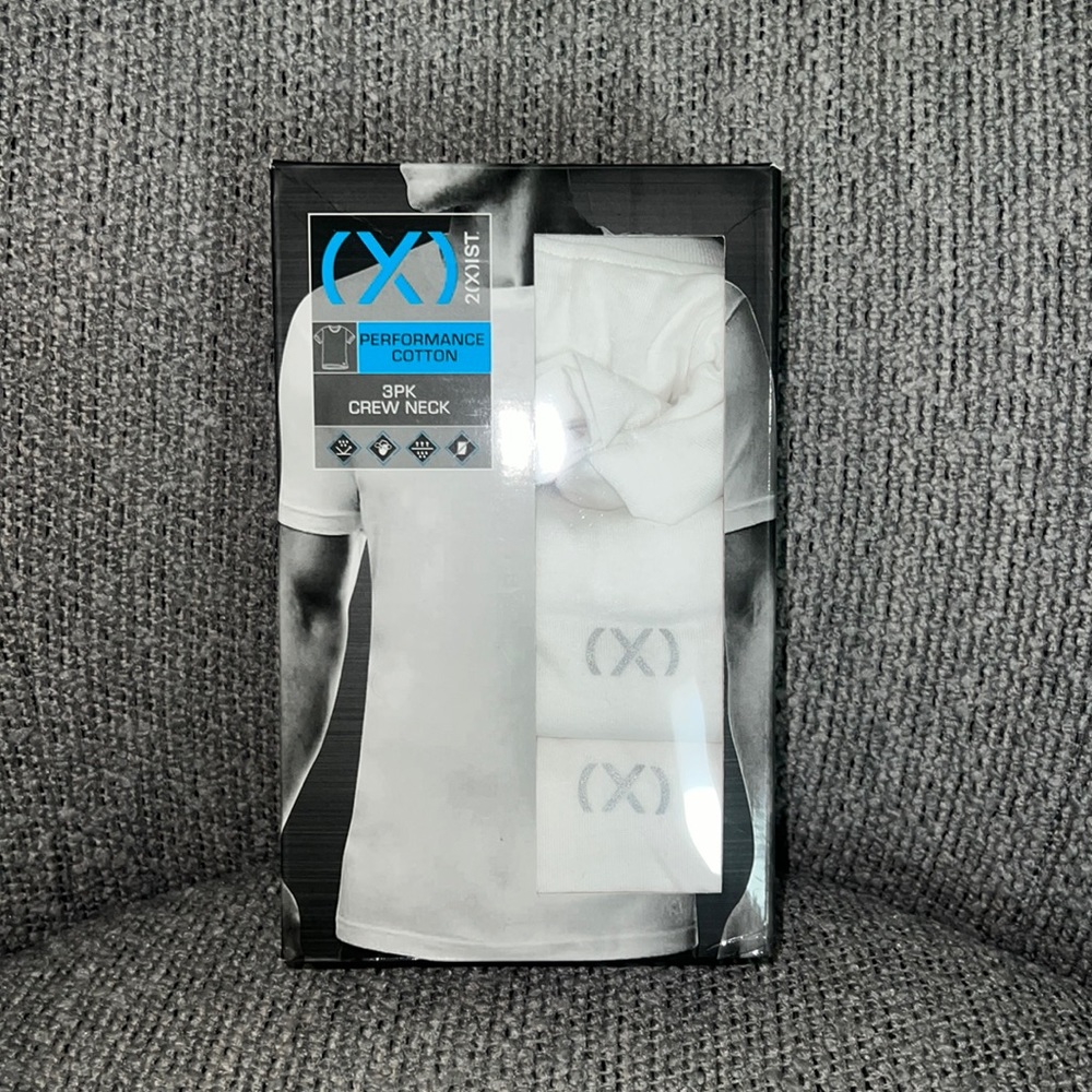 Performance Cotton 3 Pack Crewneck